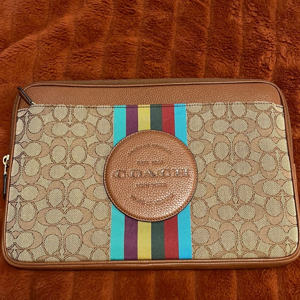 Coach laptop case